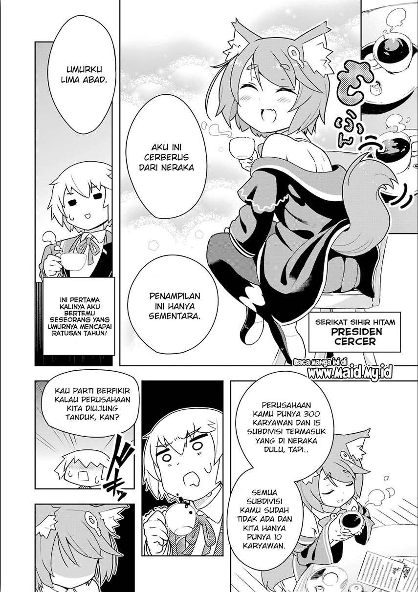 Wakamono no Kuro Mahou Hanare ga Shinkoku desu ga, Shuushoku shite Mitara Taiguu Iishi, Shachou mo Tsukaima mo Kawaikute Saikou desu Chapter 01 Gambar 18